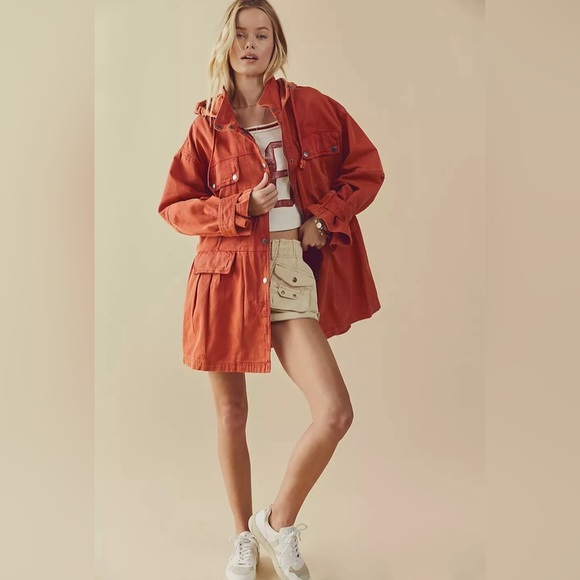 NWOT Free People Nocturne Parka Green Hooded Zippered
Longline Jacket, XS - Picture 4 of 11